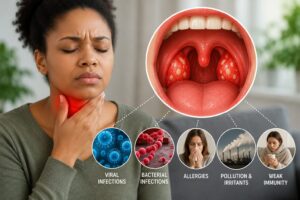causes of tonsolitis kee botanical gardens