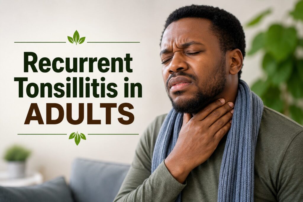 recurrent tonsillitis in adults