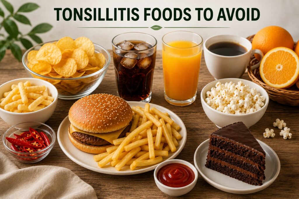 tonsillitis foods to avoid kee botanical gardens kenya