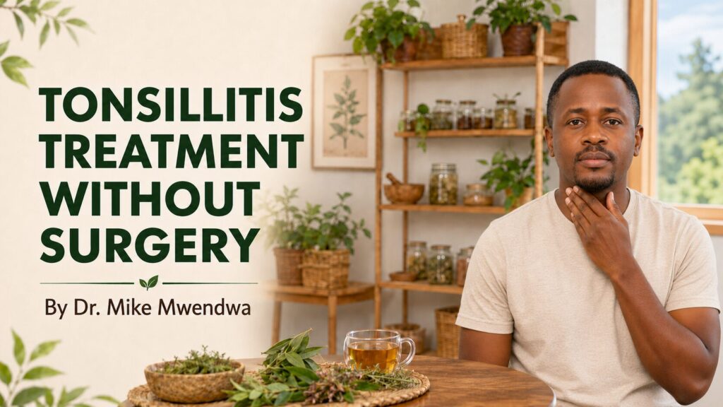 tonsillitis treatment without surgery by dr. mike mwendwa